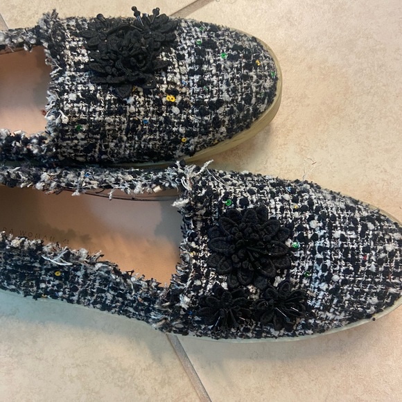 Zara slip on tweed sneakers - Picture 4 of 8